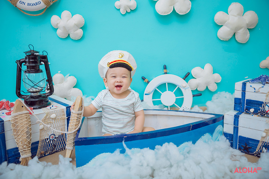 album ảnh gia đình bé nhật minh